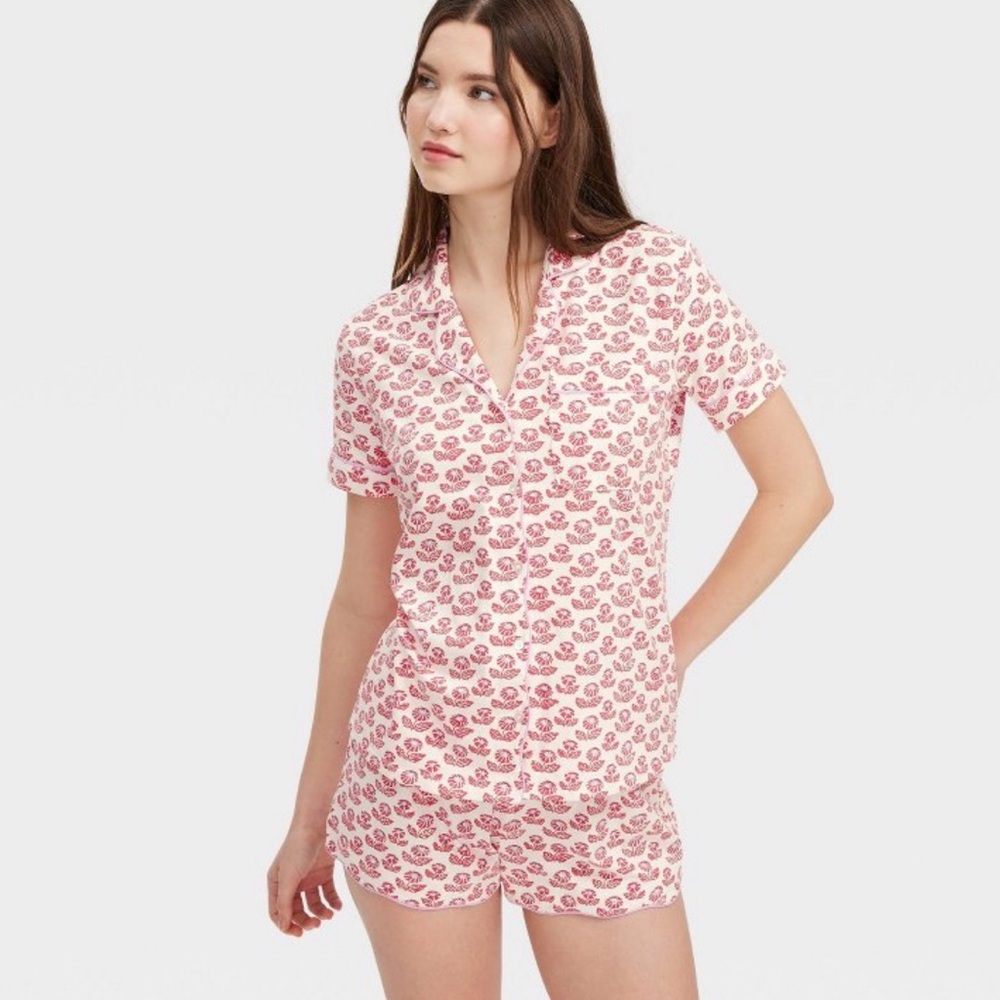 Roller Rabbit X Target Floral  Short Sleeve & Short Pajama Set